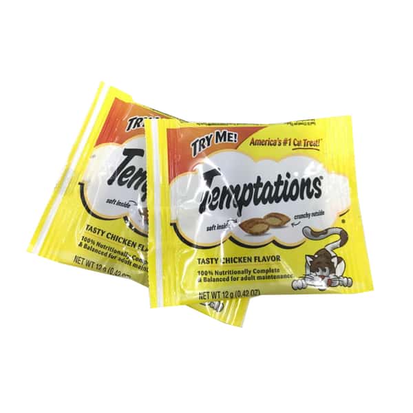 Temptations 雞肉味防牙石貓零食禮品包 (黃) (10225297) (圖片1)