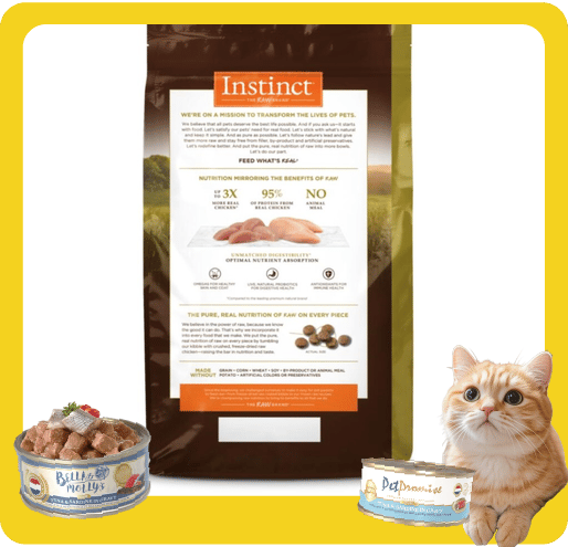 Instinct 貓糧 本能 貓糧 無穀物頂級蛋白質系列 雞肉配方 10lb (658528) (新舊包裝隨機發貨) (圖片4)