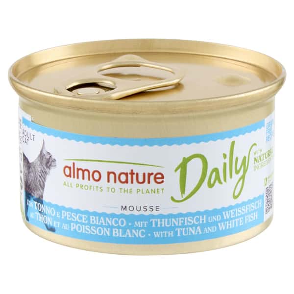 Almo Nature Daily Mousse 成貓罐頭 慕絲主食系列 吞拿魚+鱈魚 85g (147) (圖片1)