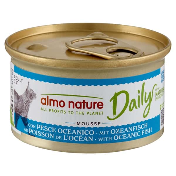 Almo Nature Daily Mousse 成貓罐頭 慕絲主食系列 深海魚肉 85g (152) (圖片1)