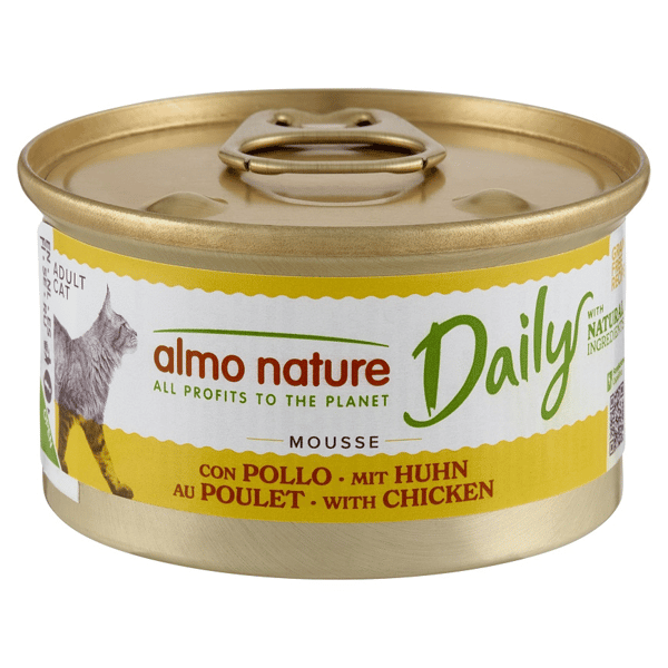 Almo Nature Daily Mousse 成貓罐頭 慕絲主食系列 雞肉 85g (153) (圖片1)