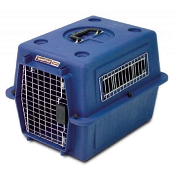 美國Petmate 美國Petmate 健力時款運輸飛機籠 細碼 深藍色 正面圖