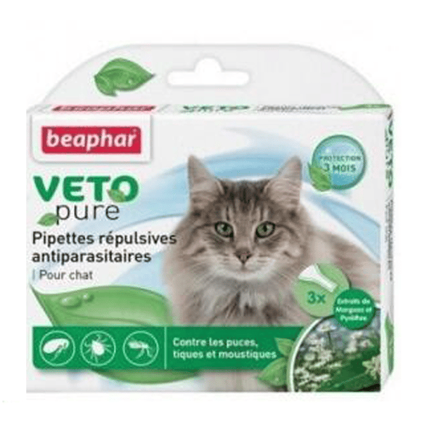 Beaphar VETO pure 成貓用回歸自然滴劑 1ml*3 (15616) (圖片1)
