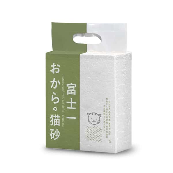 富士一 天然極簡日常 3.0 豆腐貓砂 綠茶味 6L - 原裝行貨 (圖片1)