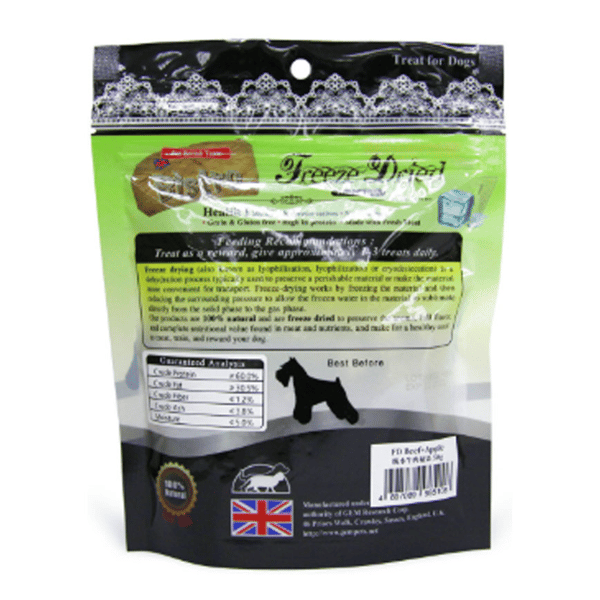 Bistro Freeze Dried 狗零食 脫水牛肉 蘋果 50g (998510) (圖片3)