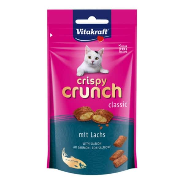 Vitakraft Vitakraft 誘惑夾心脆粒 三文魚 mit Lachs WITH SALOM 60g 60g 正面圖