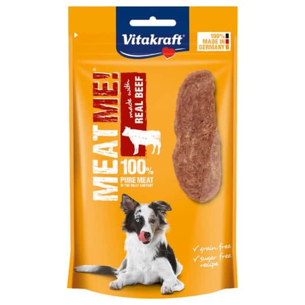 Vitakraft Vitakraft MEAT ME系列 低脂肉片 牛肉 60g 60g 正面圖