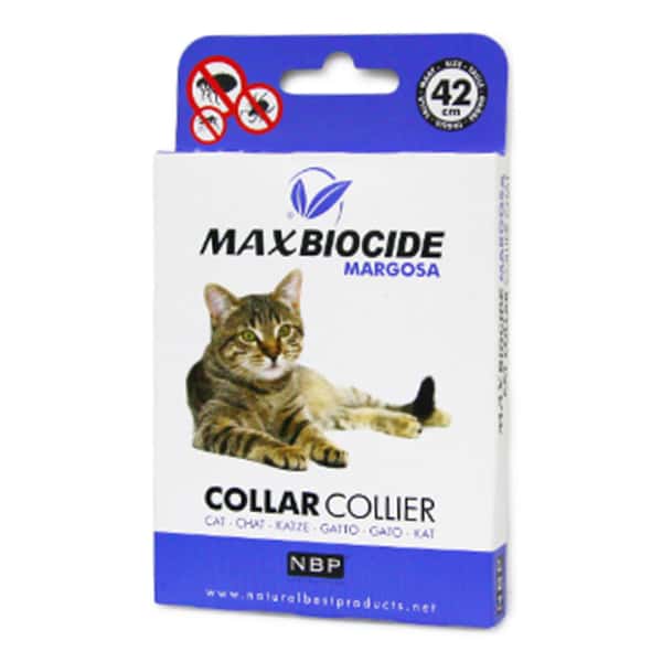 Max Max Biocide 貓用苦楝油驅蚤頸帶 42cm  貓用 正面圖