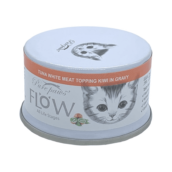 Pure paws 高湯貓罐頭 吞拿魚+奇異果 80g (PPF10) (圖片1)