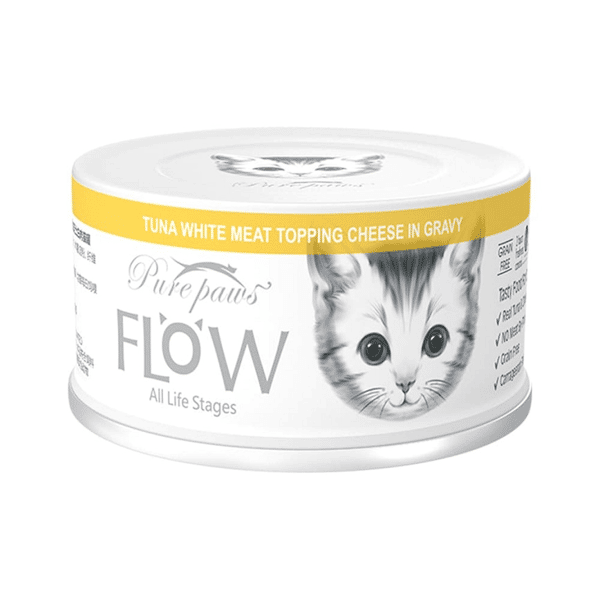 Pure paws 高湯貓罐頭 吞拿魚+芝士 80g (PPF05) (圖片1)