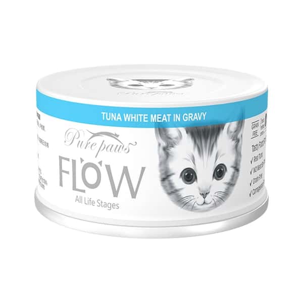 Pure Pure paws 高湯貓罐頭 吞拿魚 80g 80g  正面圖