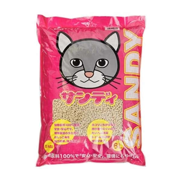 日本SANMATE 日本SANMATE Top Sand 21有機植物環保單通 豆腐貓砂 6L 6L 正面圖