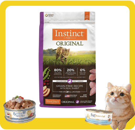 Instinct 貓糧 本能 貓糧 無穀物兔肉配方 10lb (658603) (圖片1)