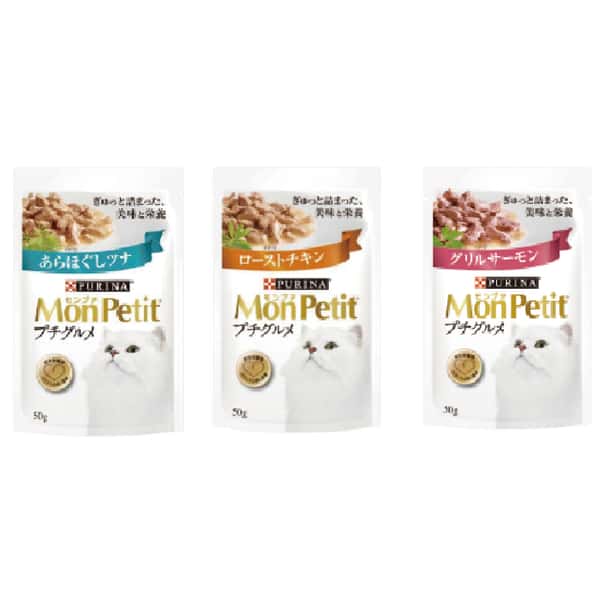 MonPetit MonPetit 貓濕糧 Gourmet 貓零食 特尚品味餐 雞肉/吞拿魚/三文魚   正面圖