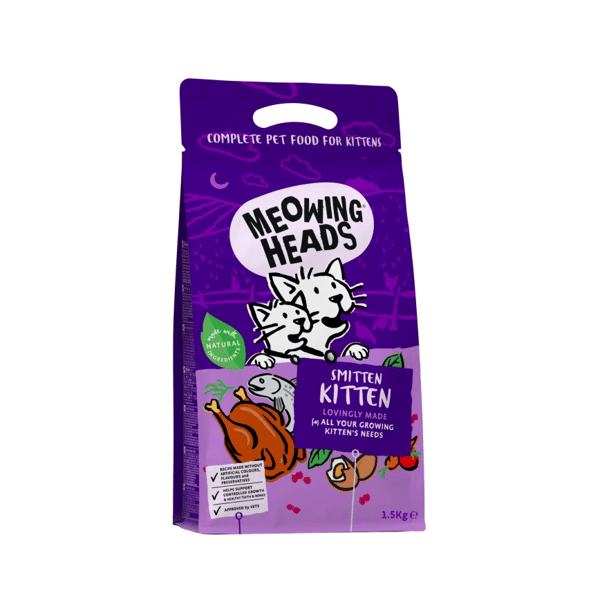 Meowing Heads 貓糧 全天然幼貓成長配方 1.5kg (MHK15) (紫) (圖片1)