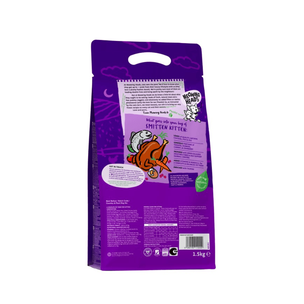 Meowing Heads 貓糧 全天然幼貓成長配方 1.5kg (MHK15) (紫) (圖片3)