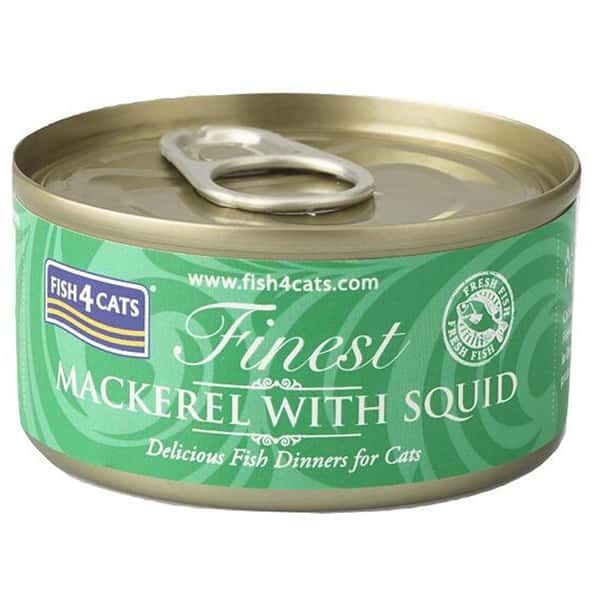 Fish4Cats Cat Tins With Mackerel & Squid 70g (CMW934) (圖片1)