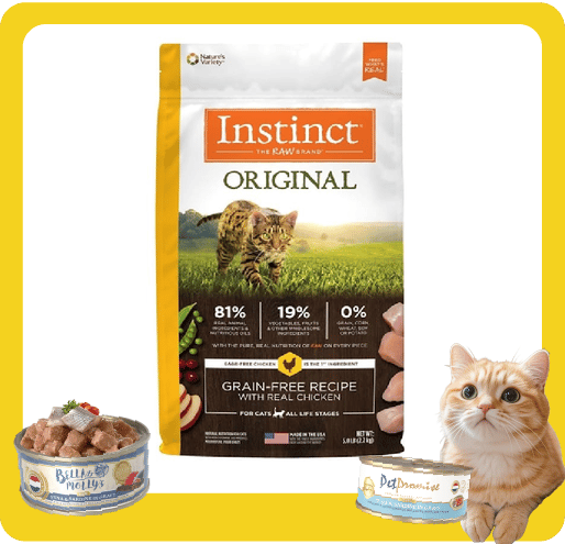 Instinct 貓糧 本能 貓糧 無穀物雞肉配方 5lb (658559) (圖片1)
