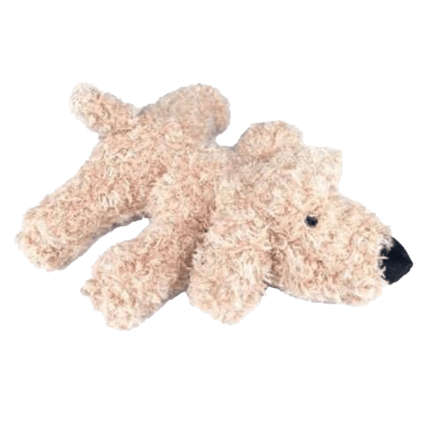 Billipets Billipets 狗玩具 超軟發聲毛毛狗 米色 正面圖