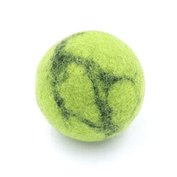 Billipets Dog Toys New Zealand Natural Wool Fuzzy Ball Green Ø6.3cm (NS-16177 GREEN) (圖片3)
