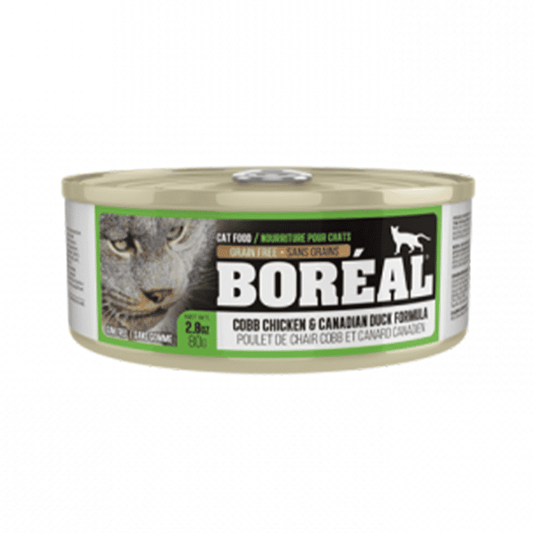 BOREAL 全貓罐頭 雞肉及鴨肉配方 80g (圖片1)