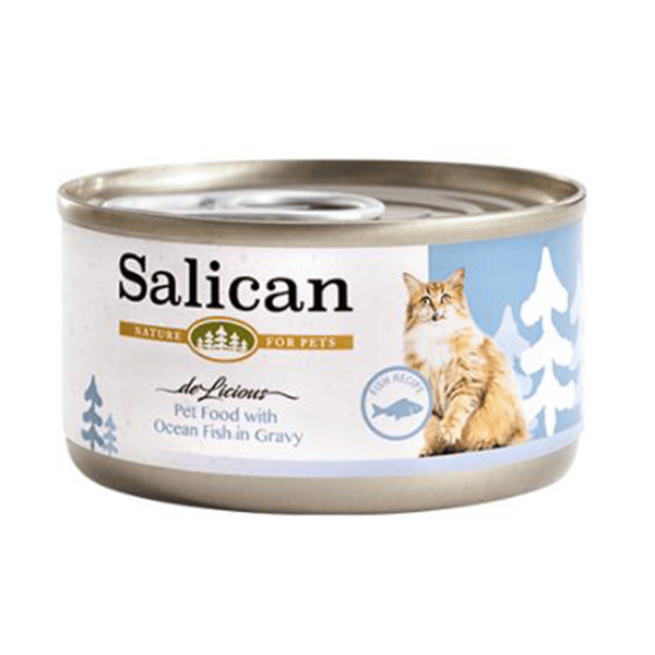 Salican 貓罐頭 肉汁海洋魚 85g (002890) (圖片1)