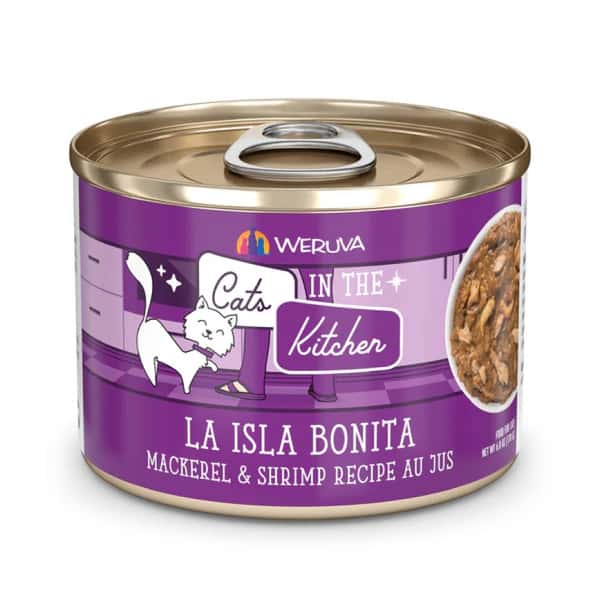 WeRuVa 貓罐頭 主食罐 廚房系列 鯖魚、蝦、美味肉汁 La Isla Bonita 170g (紅) (001860) (圖片1)