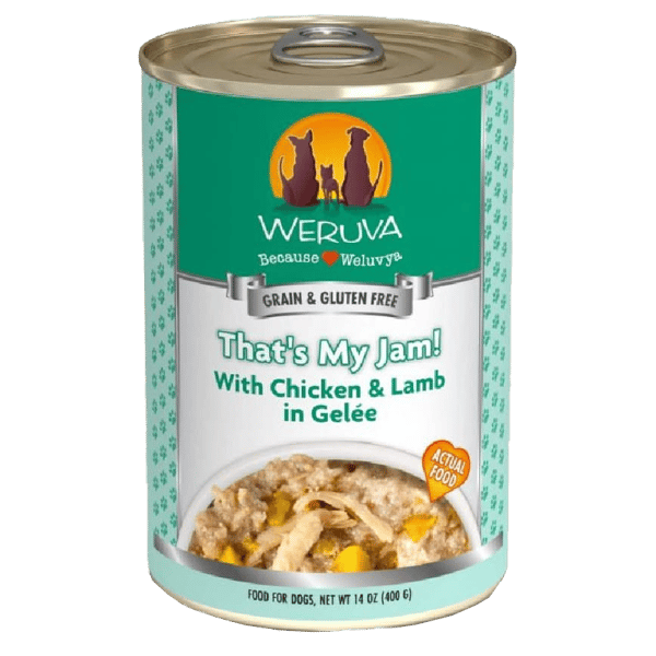 WeRuVa 狗罐頭 經典系列 無骨去皮雞胸肉+羊肉 That's My Jam 400g (薄荷綠) (002640) (圖片1)
