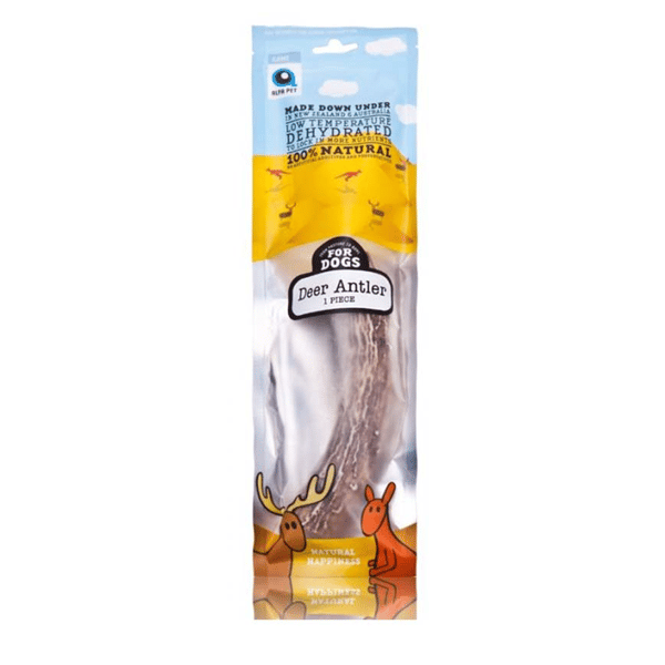 Alfa Alfa Pet 新西蘭風乾脫水無穀物狗小食 鹿角 L size 1pc Deer Antler for Dogs L size 1pc   正面圖