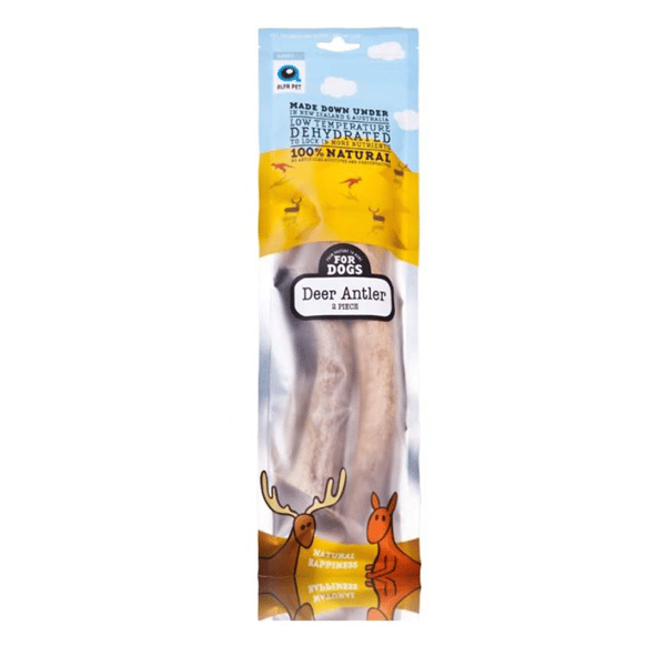 Alfa Pet 新西蘭風乾脫水無穀物狗小食 鹿角 M size 2pcs Deer Antler for Dogs M size 2pcs (000020) (圖片1)