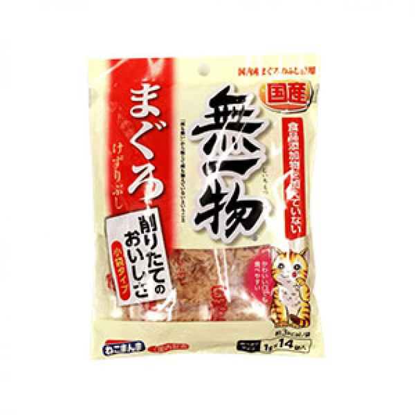 日本無一物 刨花魚片 金槍魚味 14g (紅色) (圖片1)
