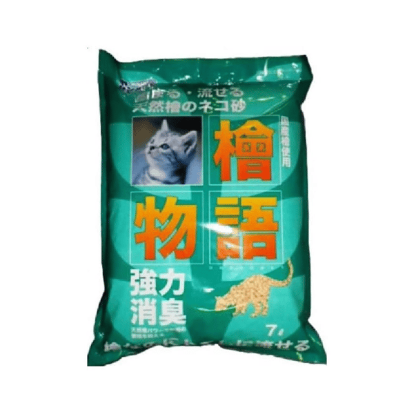 日本SANMATE 日本SANMATE 檜物語 木貓砂 7L 7L  正面圖