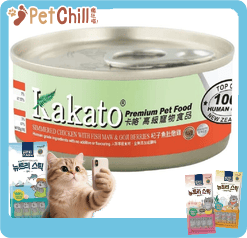 Kakato Kakato 罐頭 貓狗罐頭 杞子魚肚燉雞 70g 70g 正面圖