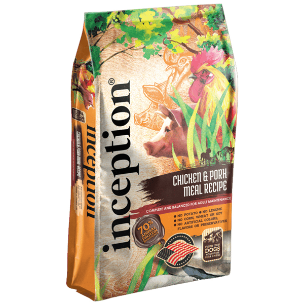 Inception優純 Inception優純 天然狗糧 雞肉及豚肉配方 4LB 4L 正面圖