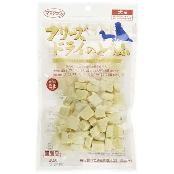 日本但馬高原 狗小食 凍乾豆腐粒 25g (白) (圖片1)