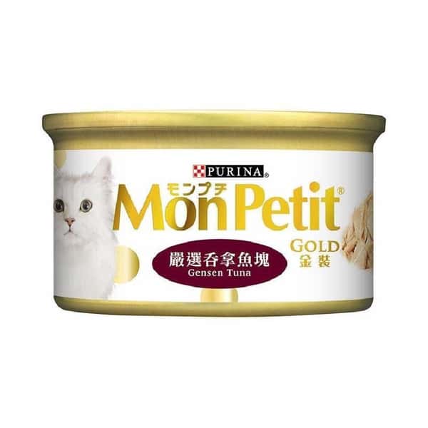 MonPetit MonPetit 貓罐頭 金裝系列 金裝吞拿魚塊 85g 85g 正面圖