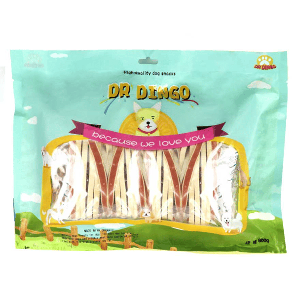 dr dingo 訓犬零食 雞肉鱈魚夾心三明治 800g (一袋八包) (圖片1)