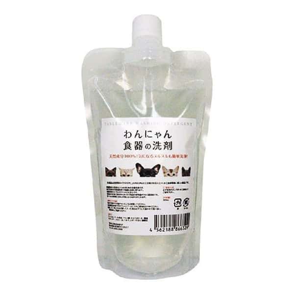 日本FLF Wan Nyan 寵物專用食器玩具洗滌劑 補充裝 300ml (圖片1)
