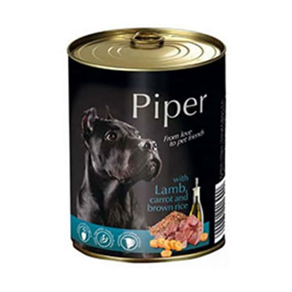 Piper 黑鑽狗罐頭系列 成犬配方 羊肉+甘筍+糙米 800g (PL800) (圖片1)
