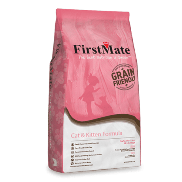 FirstMate 貓糧 優穀系列 成貓及幼貓糧 2.3kg (5lb) (圖片1)
