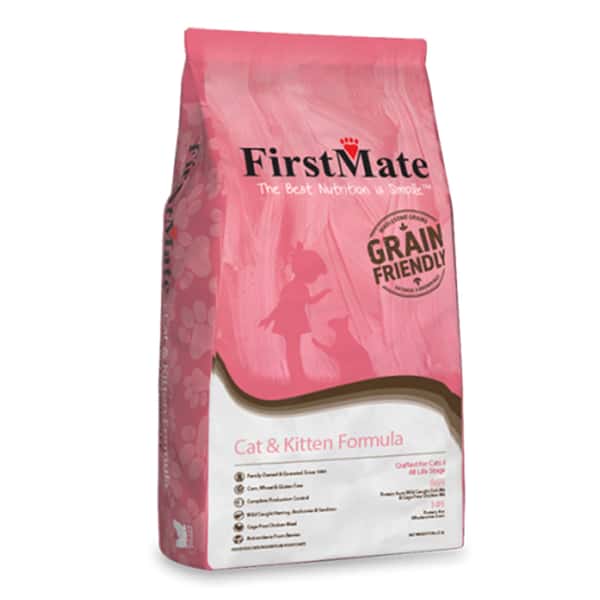 FirstMate FirstMate 貓糧 優穀系列 成貓及幼貓糧 6kg 6kg  正面圖