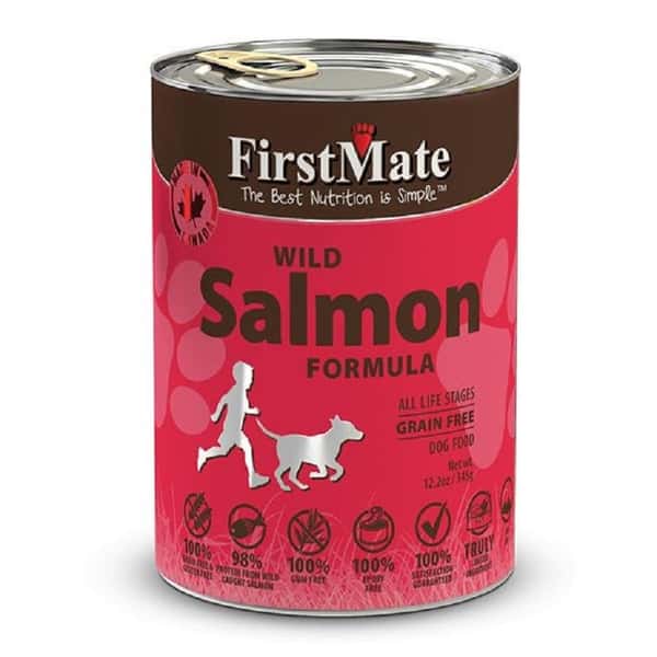 FirstMate 狗罐頭 無穀物野生三文魚 345g (圖片1)