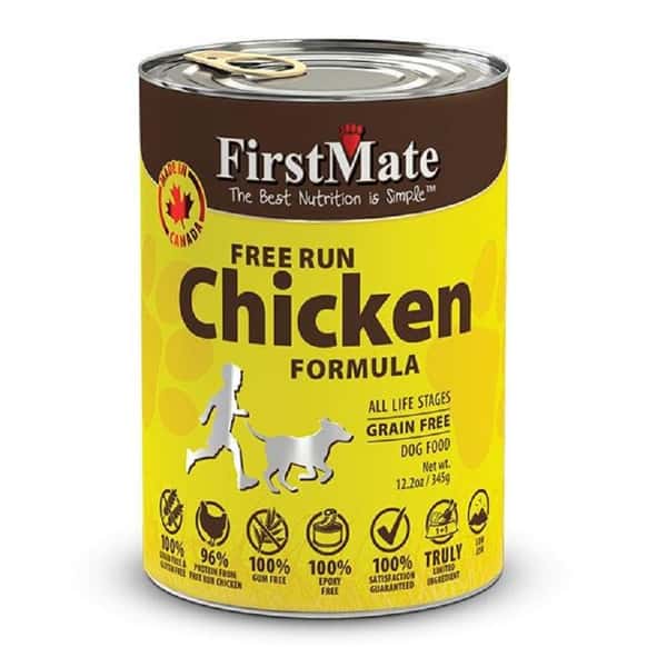 FirstMate 狗罐頭 無穀物走地雞 345g (圖片1)