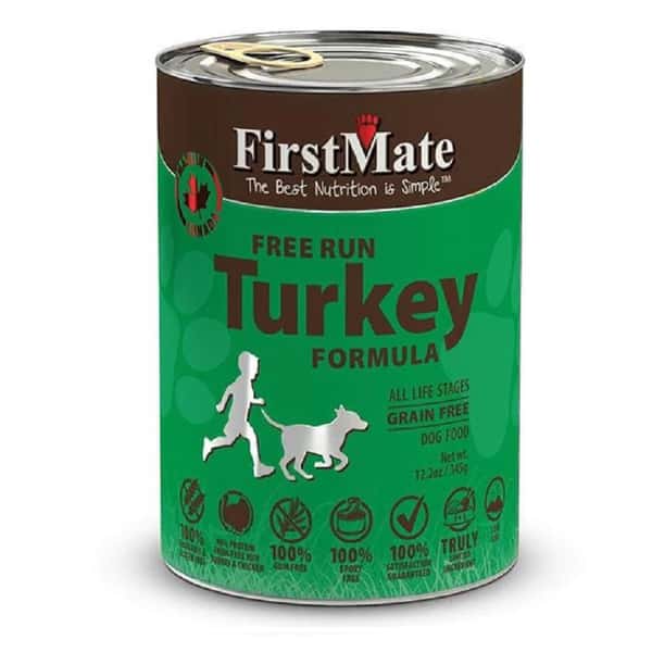 FirstMate 狗罐頭 無穀物走地火雞 345g (圖片1)