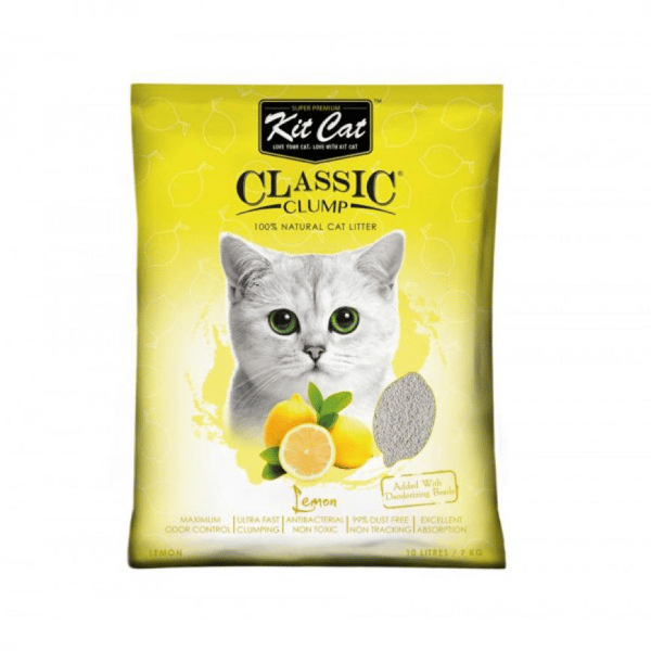 Kit Cat 天然凝結貓砂 檸檬香味 10L (KC-001) (圖片1)