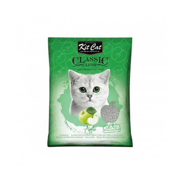 Kit Cat Natural Condensation Classic Clumping Apple Cat Litter 10L (KC-005) (圖片1)