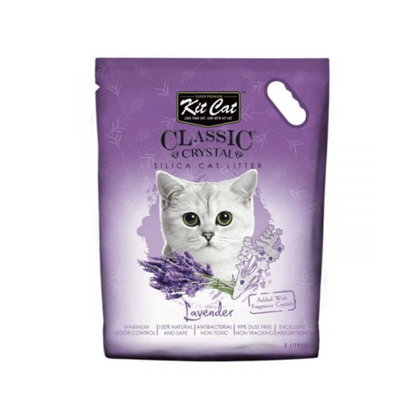 Kit Cat 天然 水晶貓砂 薰衣草味 5L (KC-103) (圖片1)
