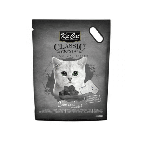 Kit Cat 天然 水晶貓砂 竹炭味 5L (KC-108) (圖片1)