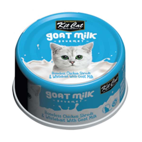 Kit Cat 羊奶貓罐頭 雞肉+銀魚 70g (KC-2241) (圖片1)
