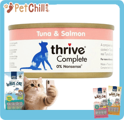 Thrive Thrive 貓罐頭 脆樂芙 吞拿魚+三文魚 75g 75g 正面圖